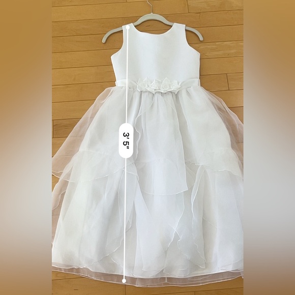 Girls Special Occasion Dress Sz 12 communion/flower girl dress - Picture 9 of 9